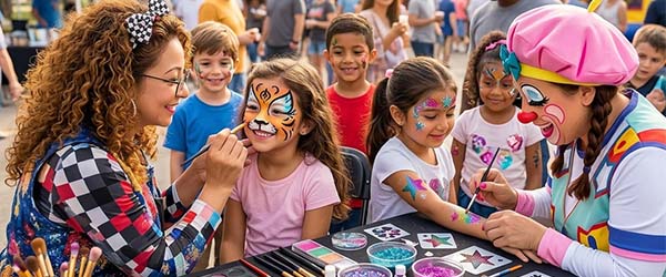 Face Painting and Glitter Tattoos - Service | The Bubble Charm Show